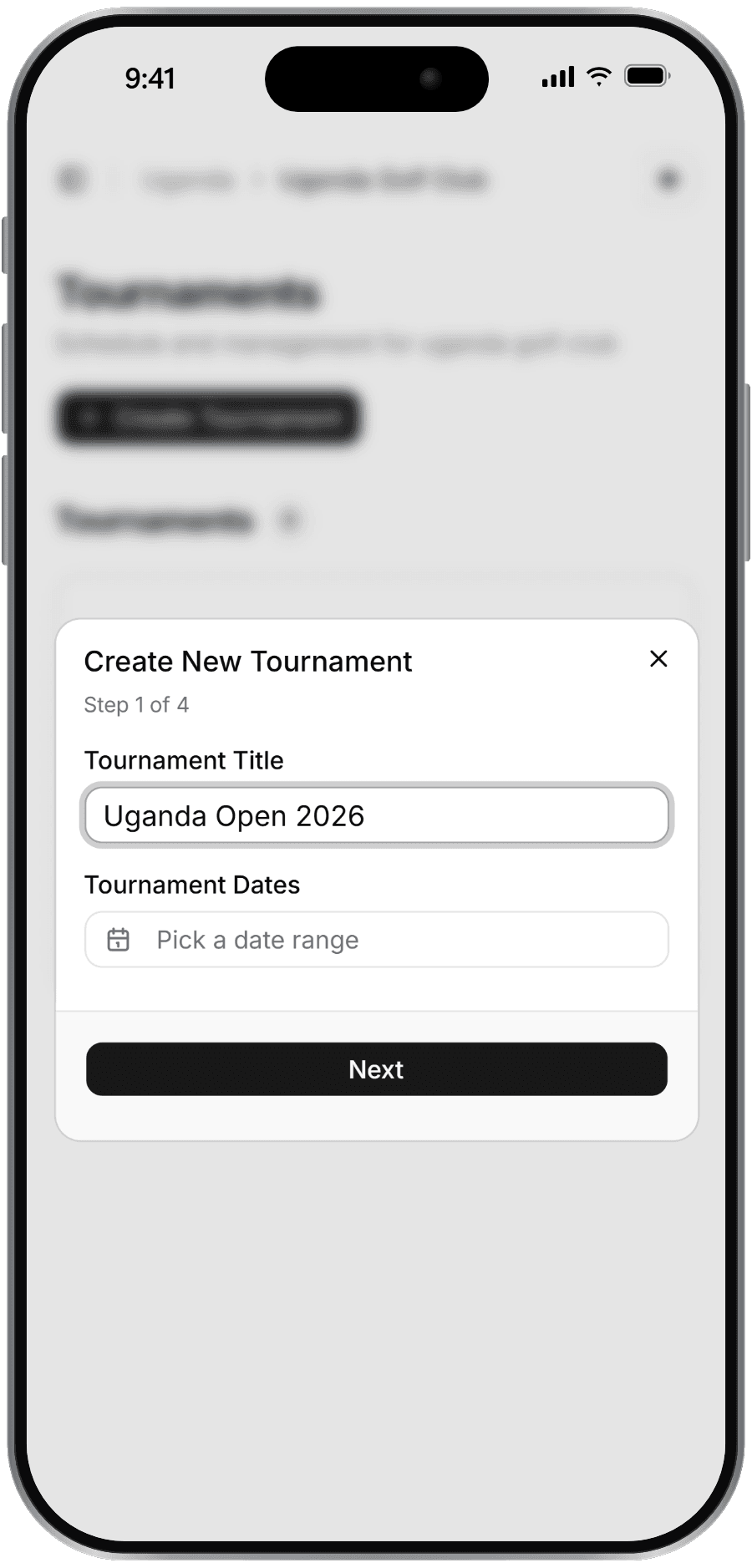 Step 1 — Set Up Your Tournament